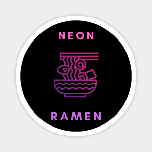 Neon Ramen Magnet